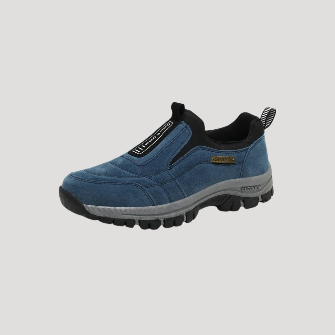 Herren-Schlupfwanderschuhe mit robuster Sohle und gepolsterter Passform