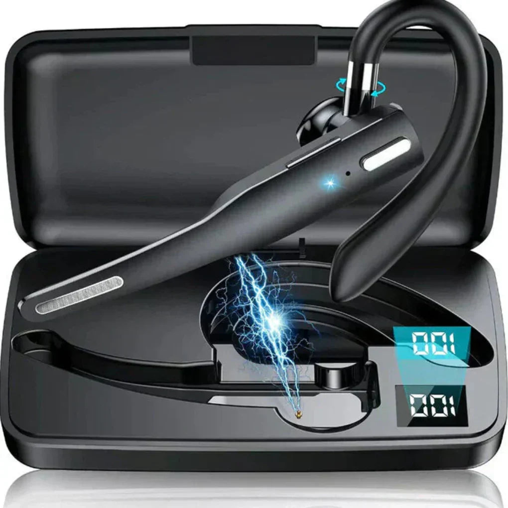 Bluetooth 5.1 Ohrbügel-Headset für Herren mit Dual-Mikrofon