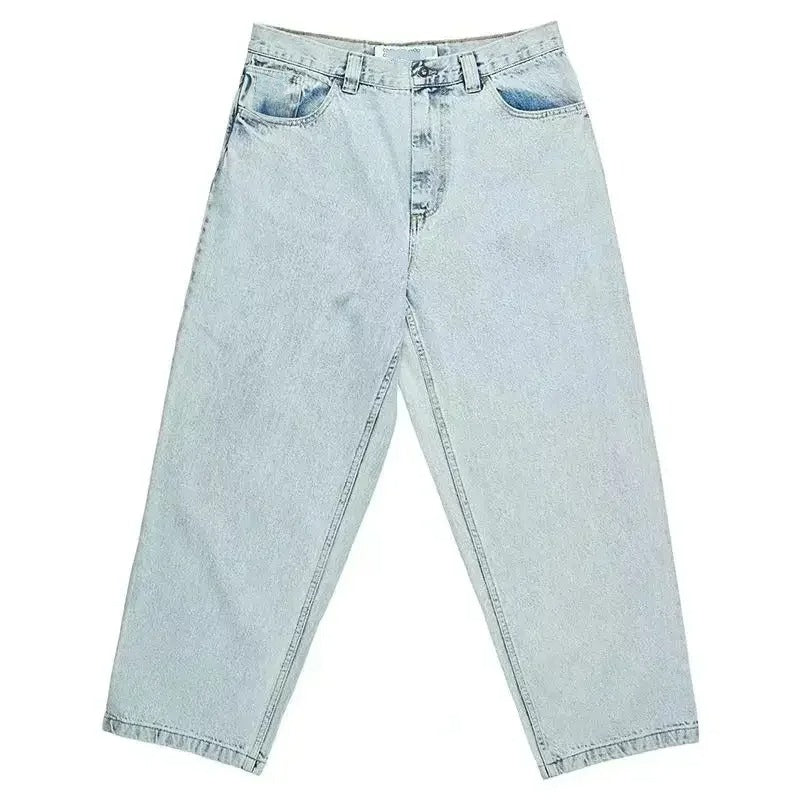 Herren Baggy Jeans mit weitem Bein im Skater-Stil