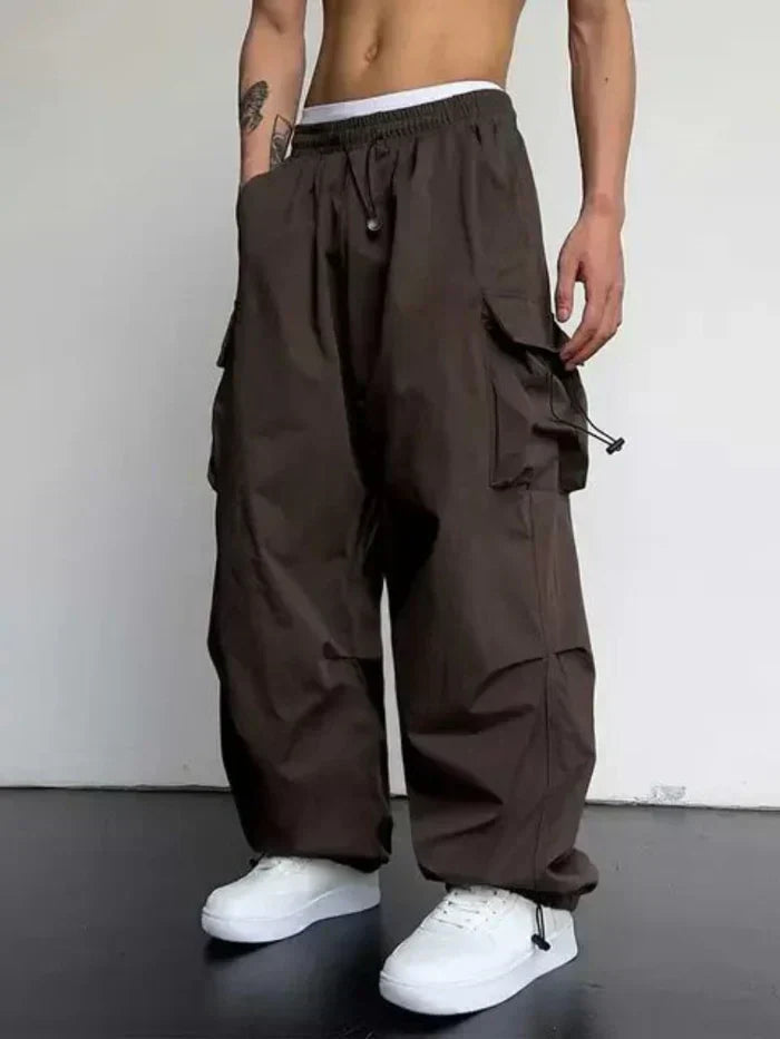 Herren Weitbein-Cargohose