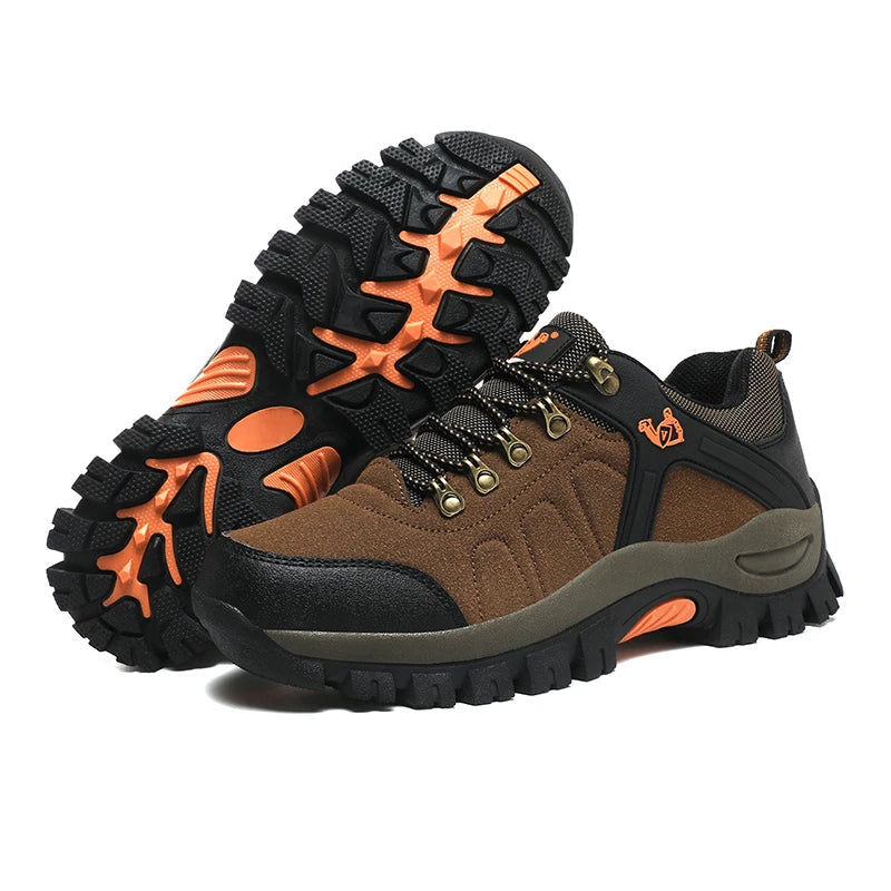 Knöchelhohe Herren-Trekkingschuhe