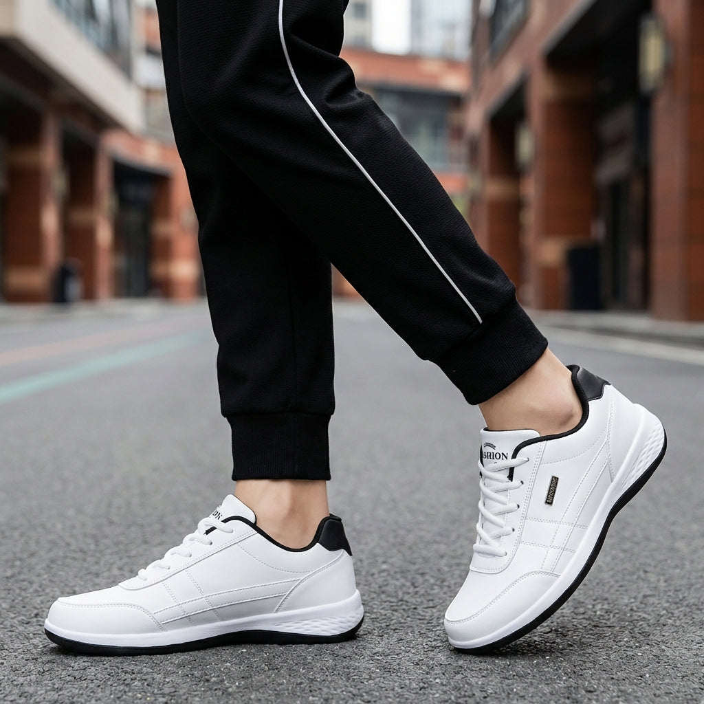 Orthopädische Leder-Sneaker für Herren