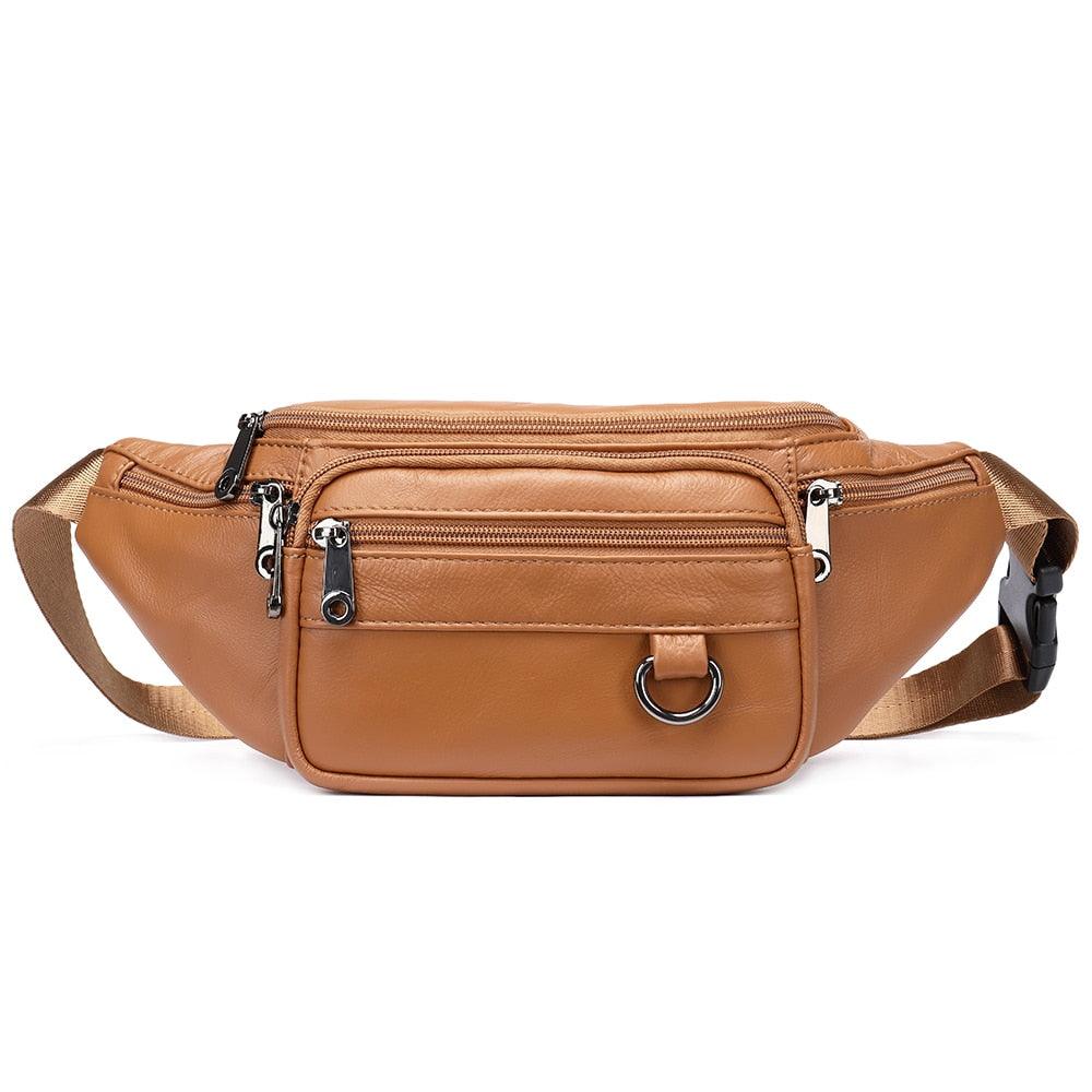 Herren Leder-Gürteltasche
