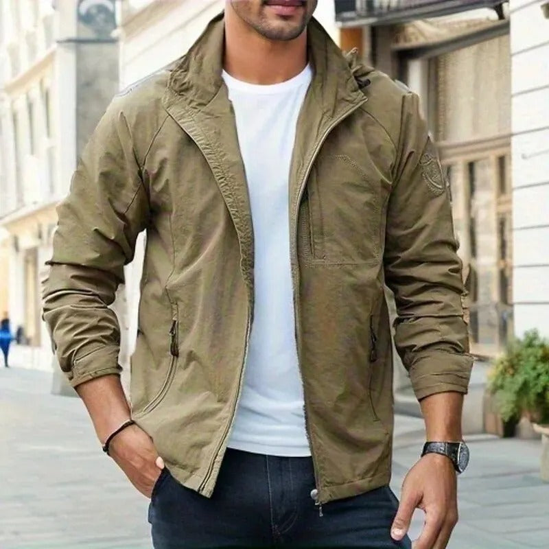 Herren Cargo-Jacke – wasserabweisend und atmungsaktiv