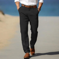 Klassische Freizeithose für Herren mit geradem Bein