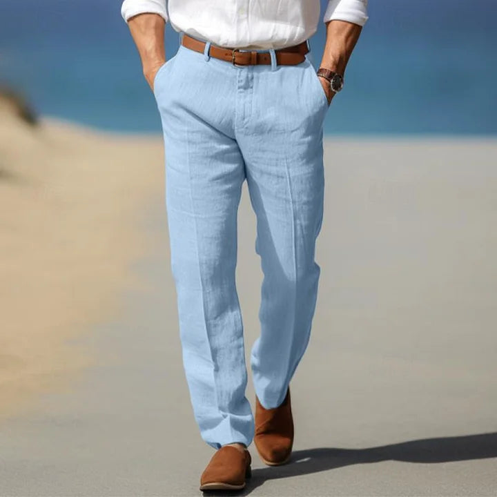 Klassische Freizeithose für Herren mit geradem Bein
