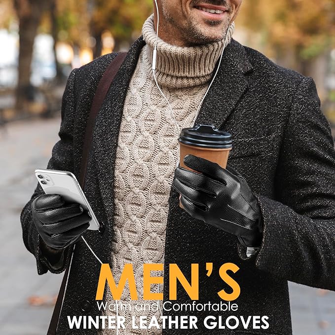Herren Touchscreen-Winterhandschuhe