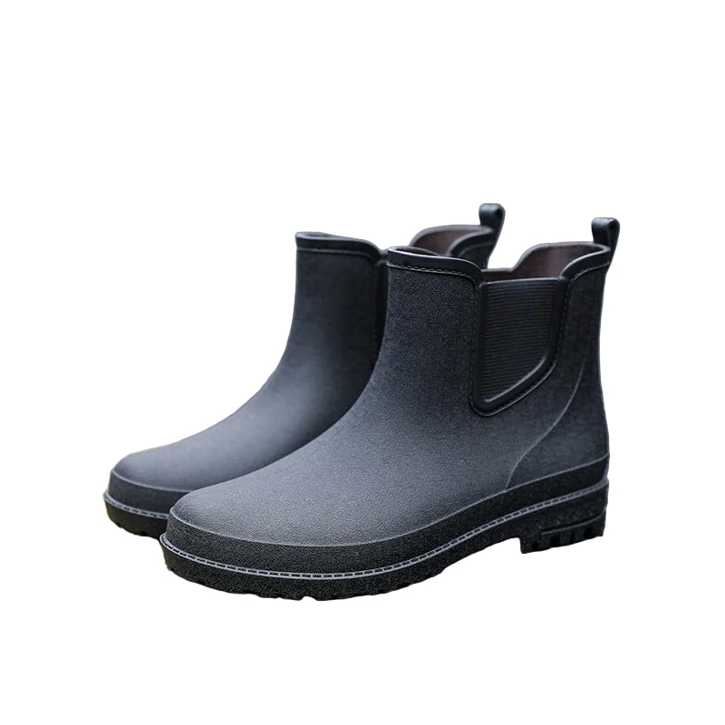Halbhohe wasserdichte Herren-Gummistiefel
