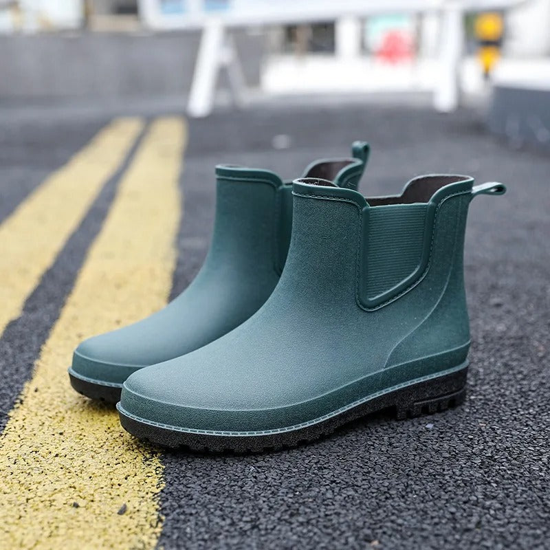 Halbhohe wasserdichte Herren-Gummistiefel