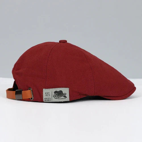 Herren Flatcap mit verstellbarem Riemen