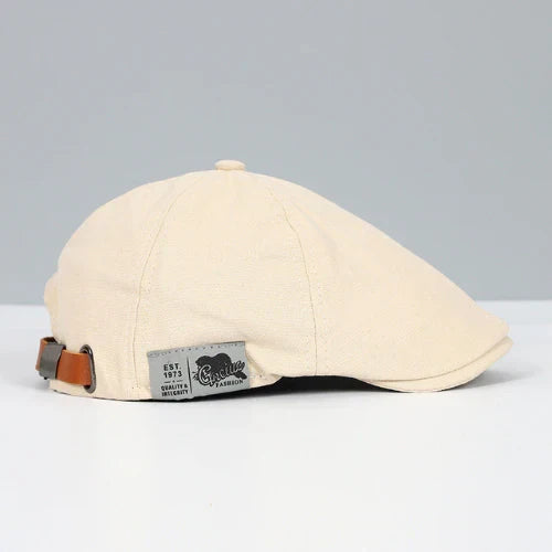 Herren Flatcap mit verstellbarem Riemen