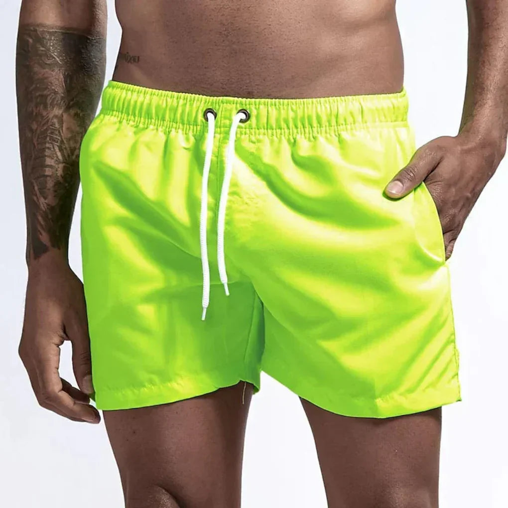 Herren-Badehose mit Kordelzug am Bund