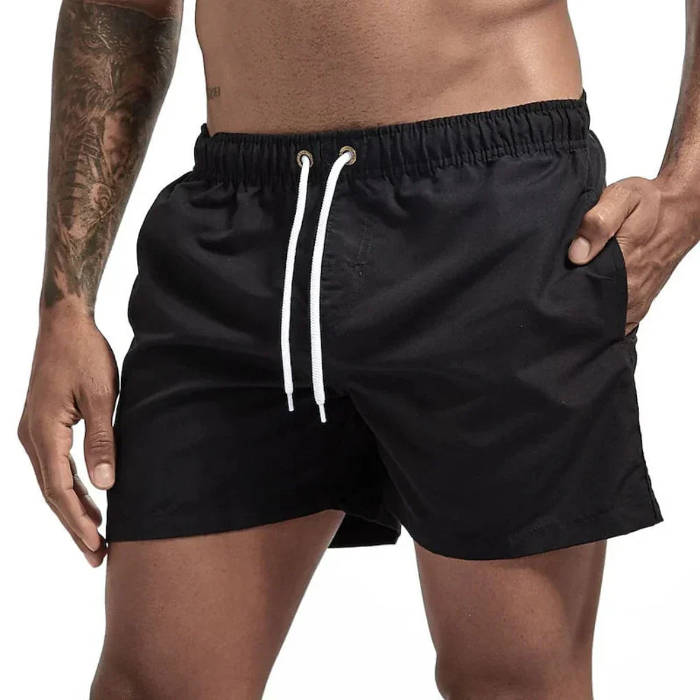 Herren-Badehose mit Kordelzug am Bund