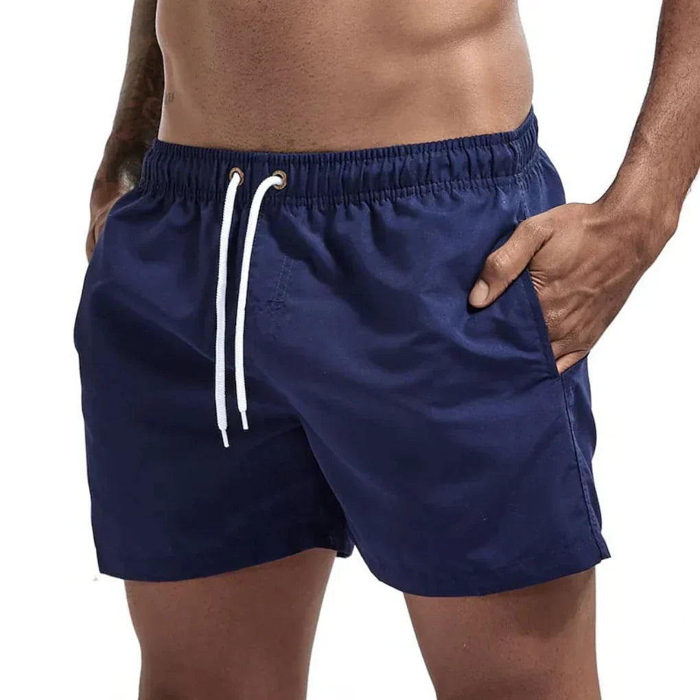 Herren-Badehose mit Kordelzug am Bund