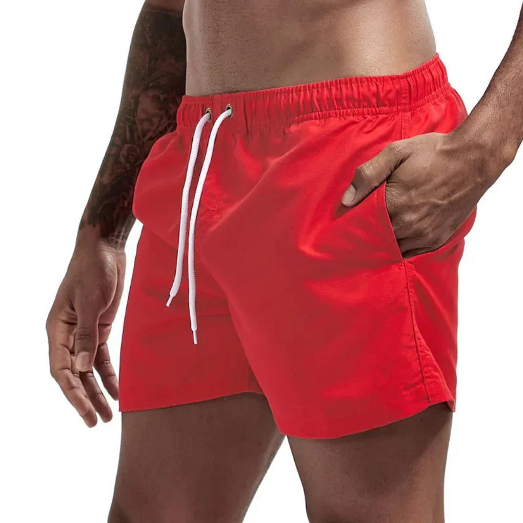 Herren-Badehose mit Kordelzug am Bund