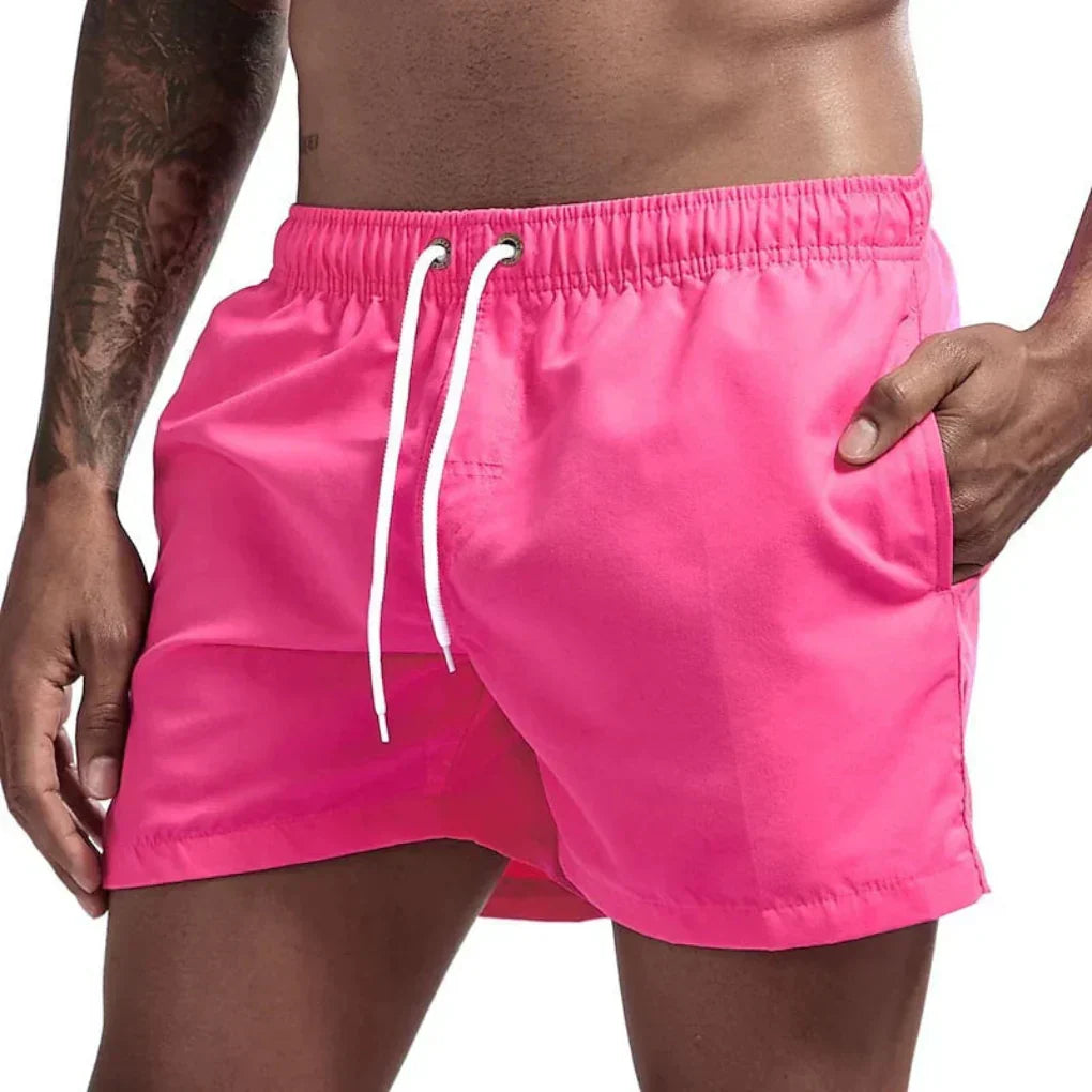 Herren-Badehose mit Kordelzug am Bund
