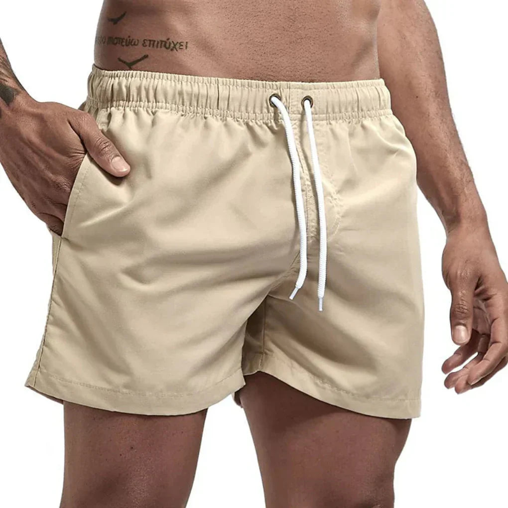 Herren-Badehose mit Kordelzug am Bund