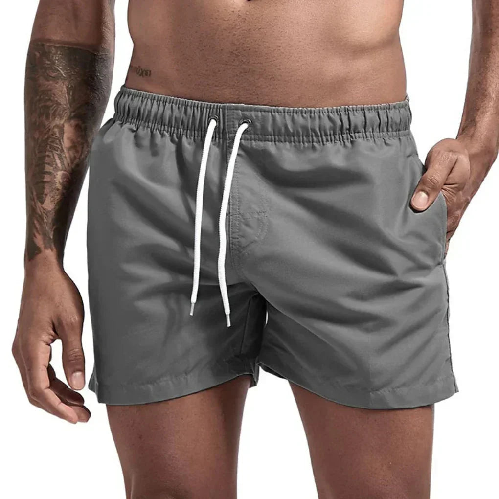 Herren-Badehose mit Kordelzug am Bund