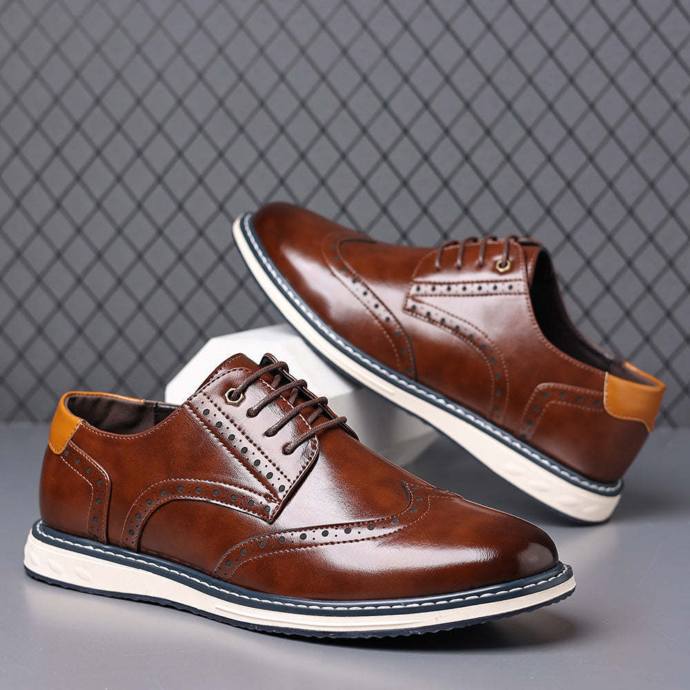 Elegante Brogue-Schnürschuhe für Herren