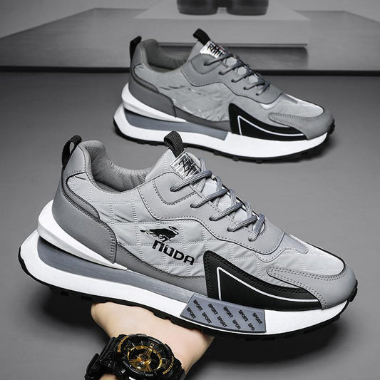 Herren-Plateau-Sneaker mit Schnürung