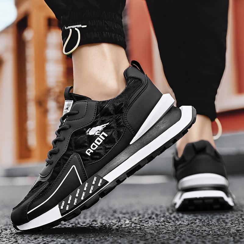 Herren-Plateau-Sneaker mit Schnürung