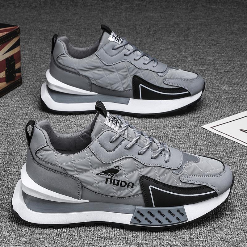 Herren-Plateau-Sneaker mit Schnürung