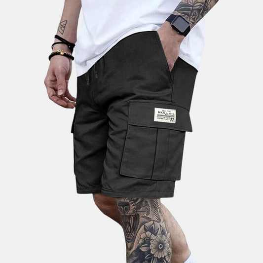 Herren Cargo-Shorts mit elastischem Bund