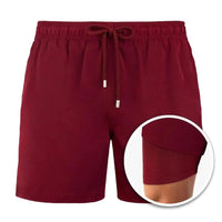 Schnelltrocknende Herren-Badehose mit integrierter Innenhose