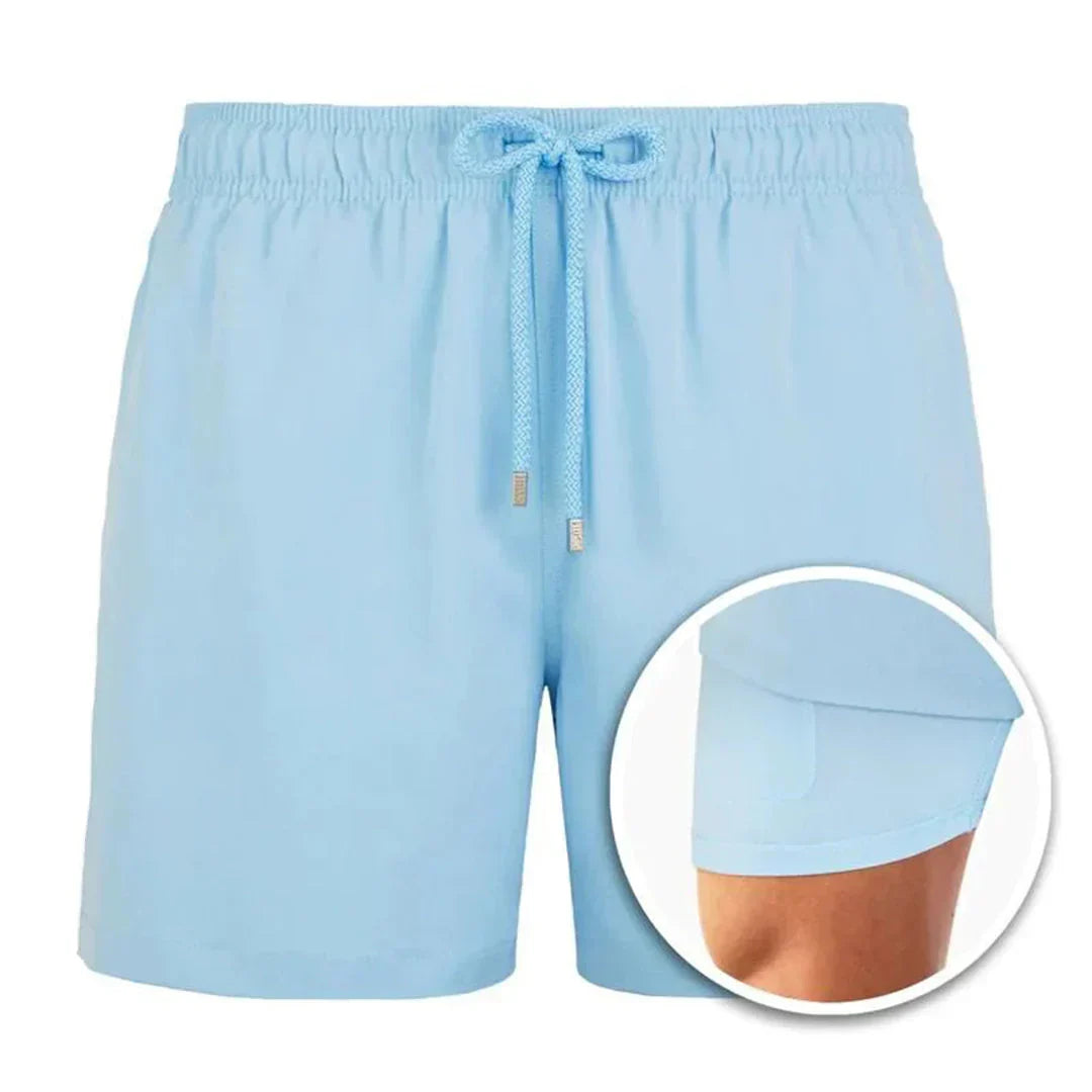 Schnelltrocknende Herren-Badehose mit integrierter Innenhose