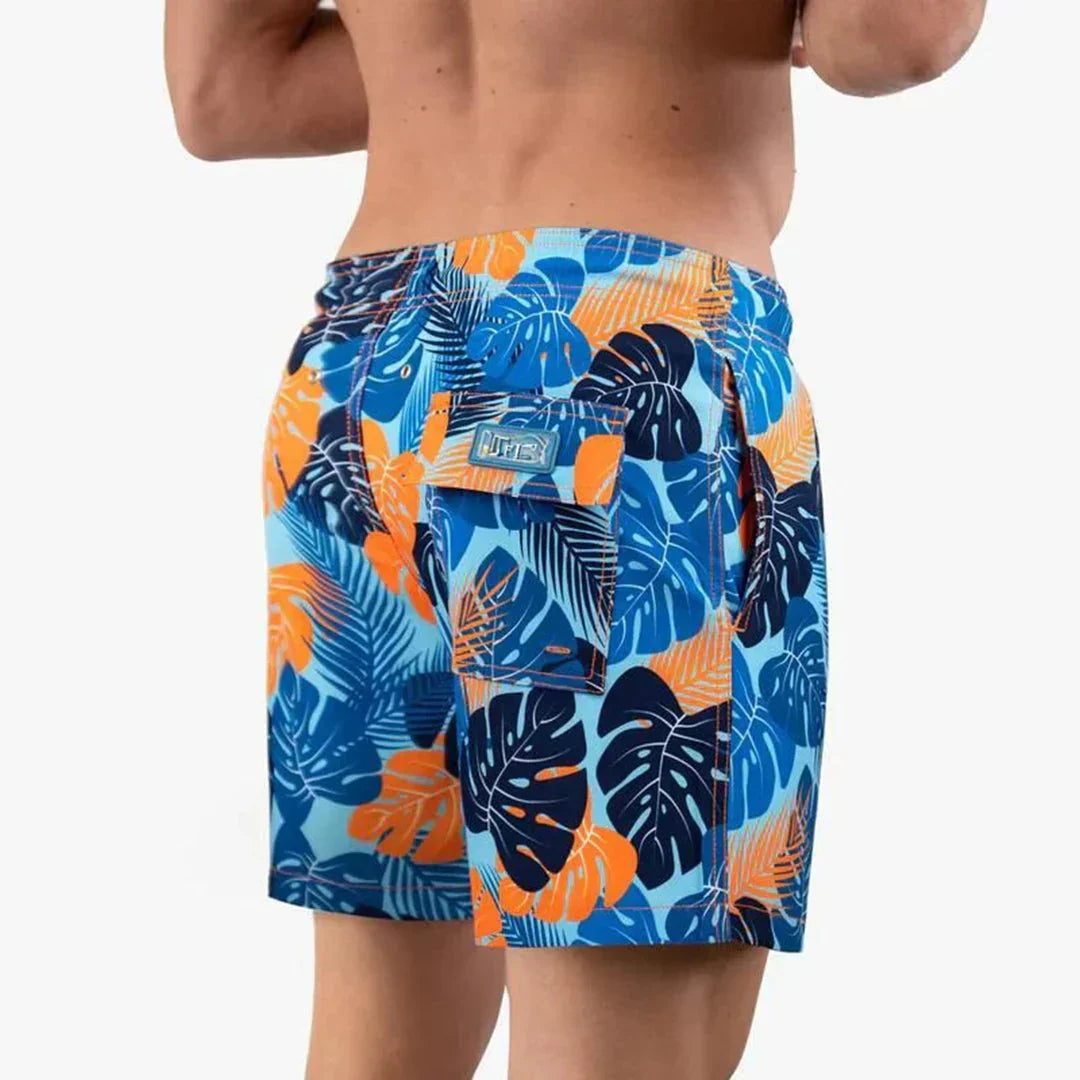 Schnelltrocknende Herren-Badehose mit integrierter Innenhose