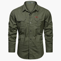 Herren Langarm-Utility-Hemd