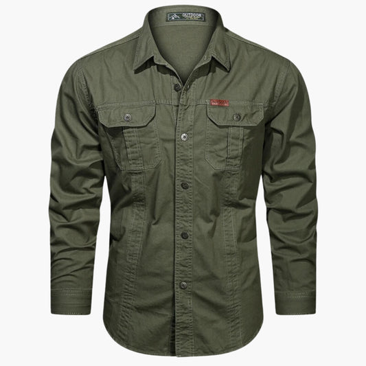 Herren Langarm-Utility-Hemd