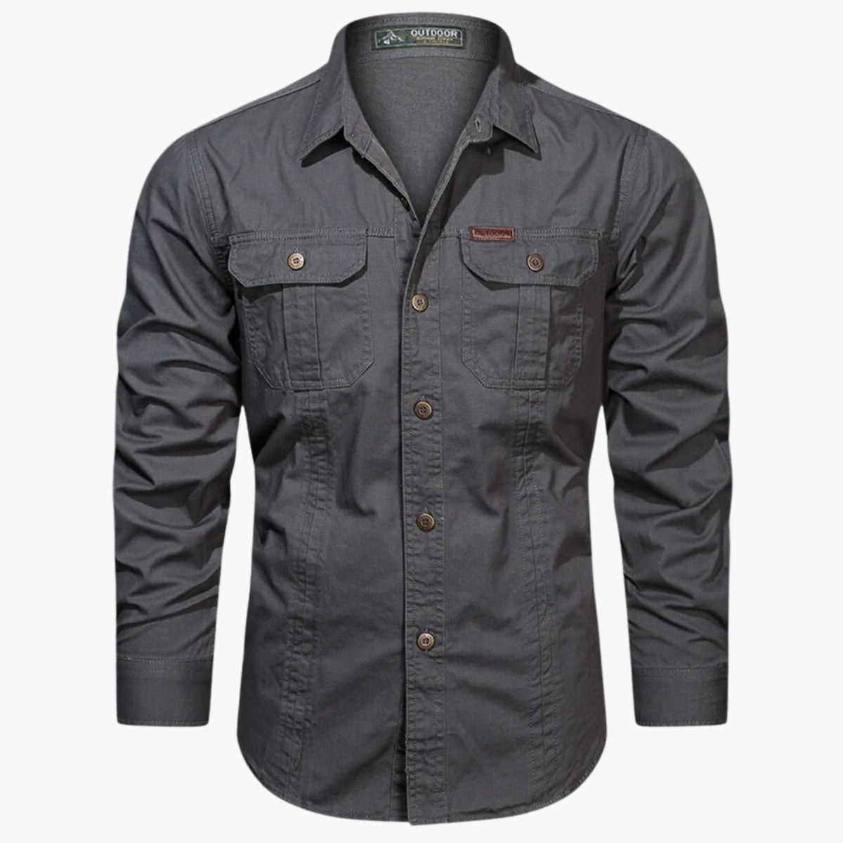 Herren Langarm-Utility-Hemd
