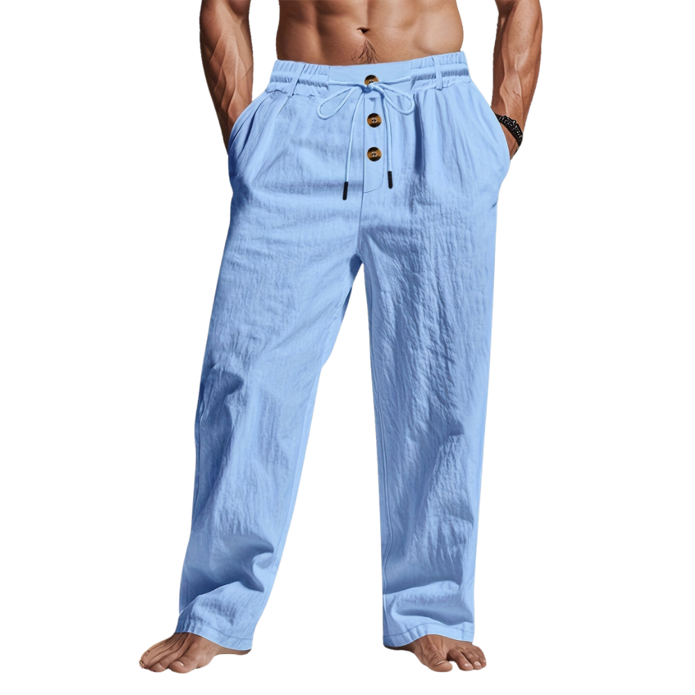 Herren-Chinohose mit Kordelzug und lässiger Passform