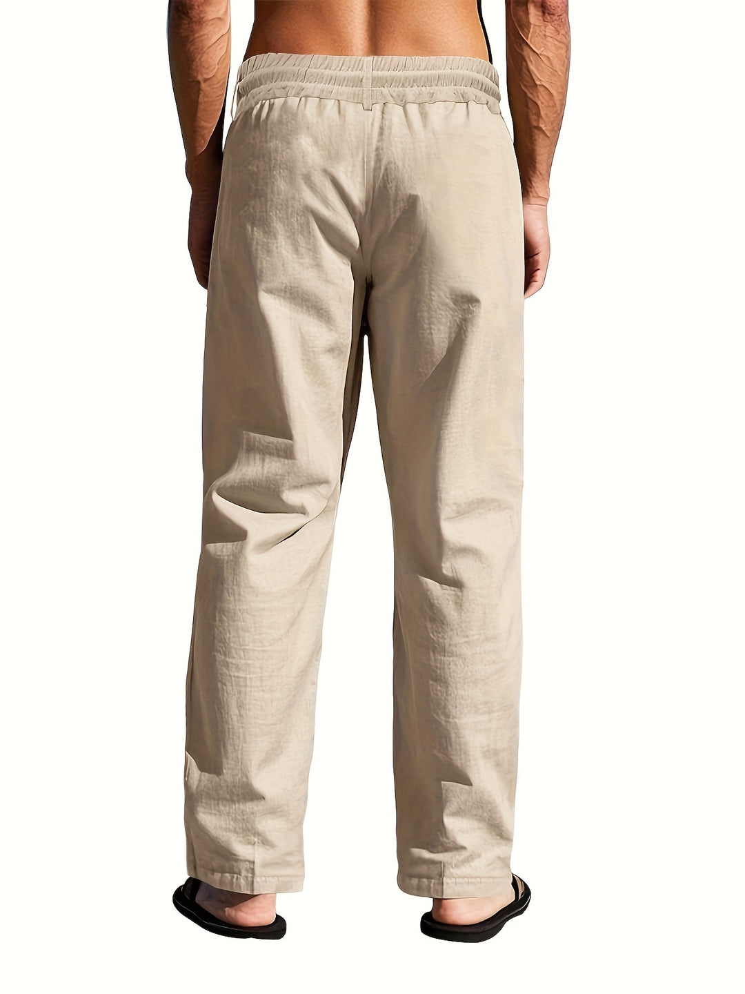 Herren-Chinohose mit Kordelzug und lässiger Passform