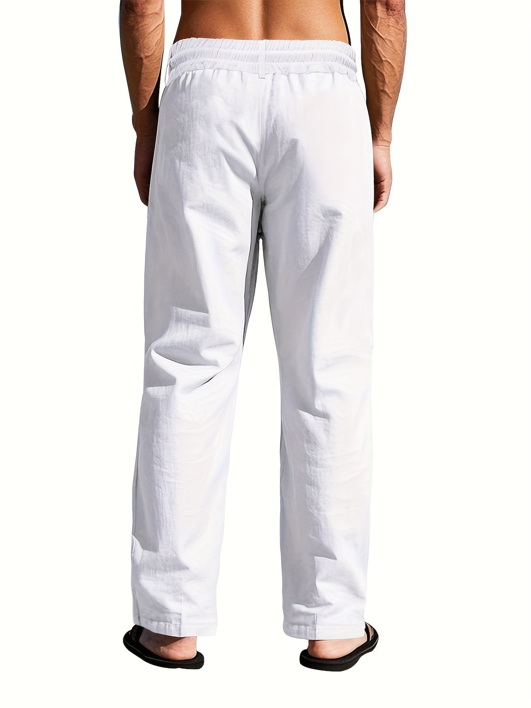 Herren-Chinohose mit Kordelzug und lässiger Passform