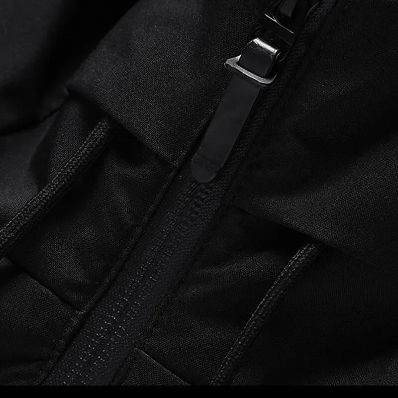 Gesteppte Herren-Pufferjacke mit Kapuze