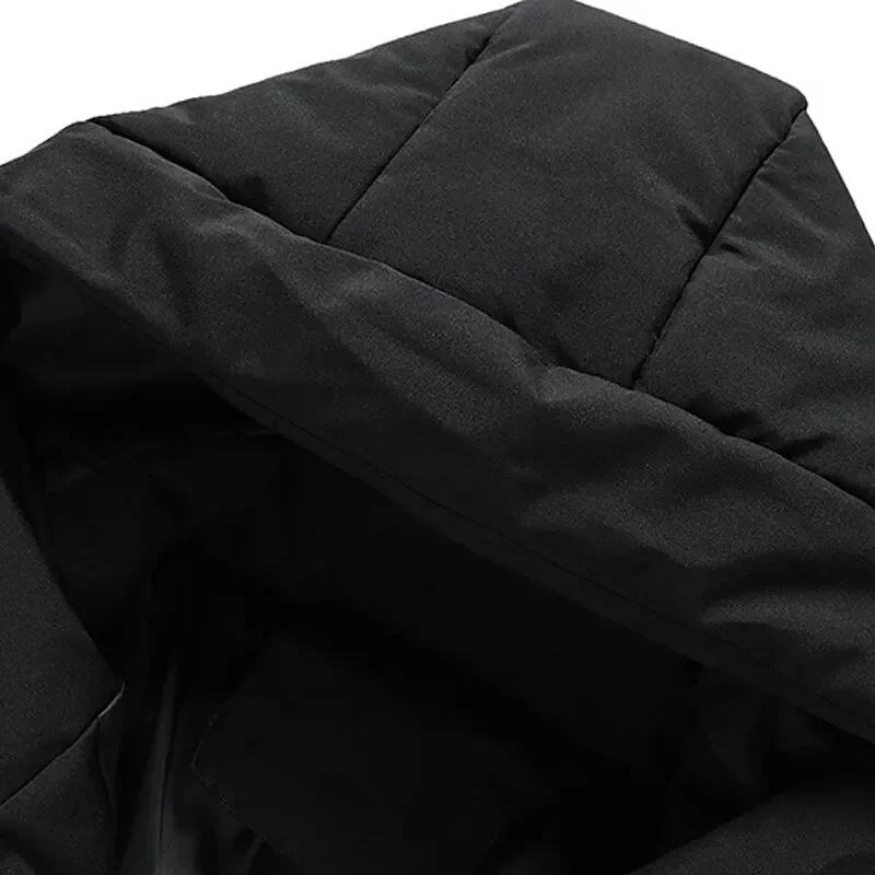Gesteppte Herren-Pufferjacke mit Kapuze