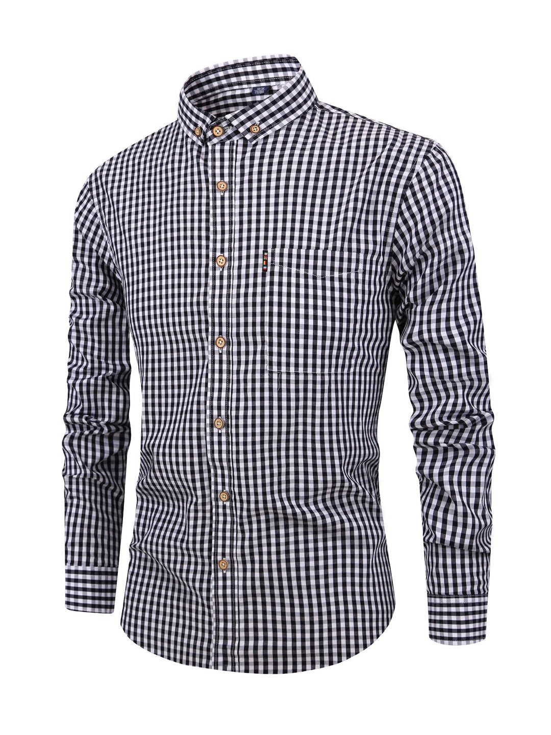 Herren-Karohemd mit bequemer Passform