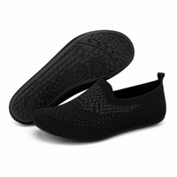 Gestrickter Barfuss-Sport- und Spazierschuh für Herren zum Hineinschlüpfen