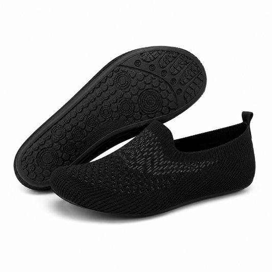 Gestrickter Barfuss-Sport- und Spazierschuh für Herren zum Hineinschlüpfen