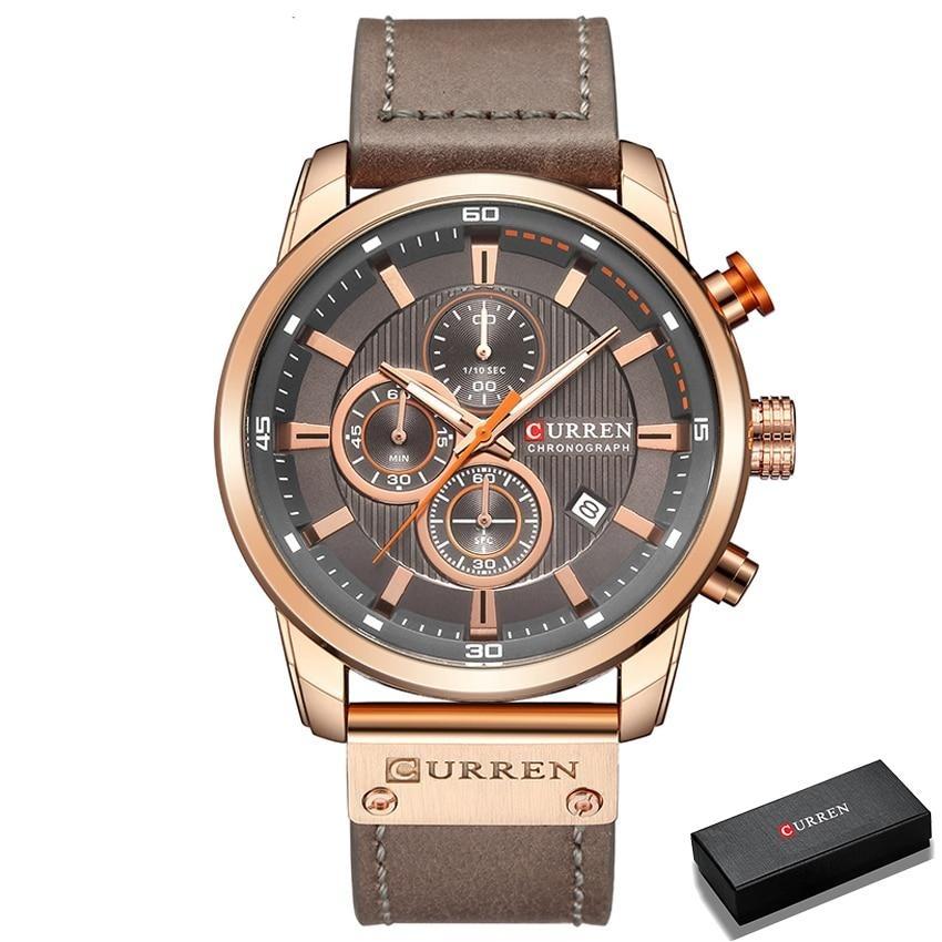 Herren-Chronograph-Armbanduhr