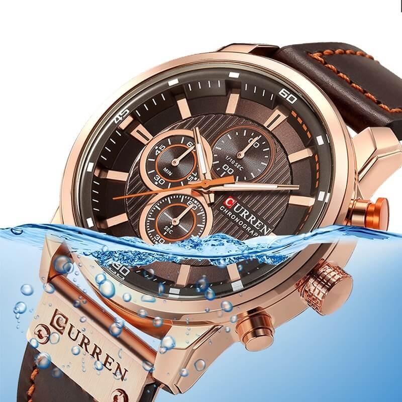 Herren-Chronograph-Armbanduhr