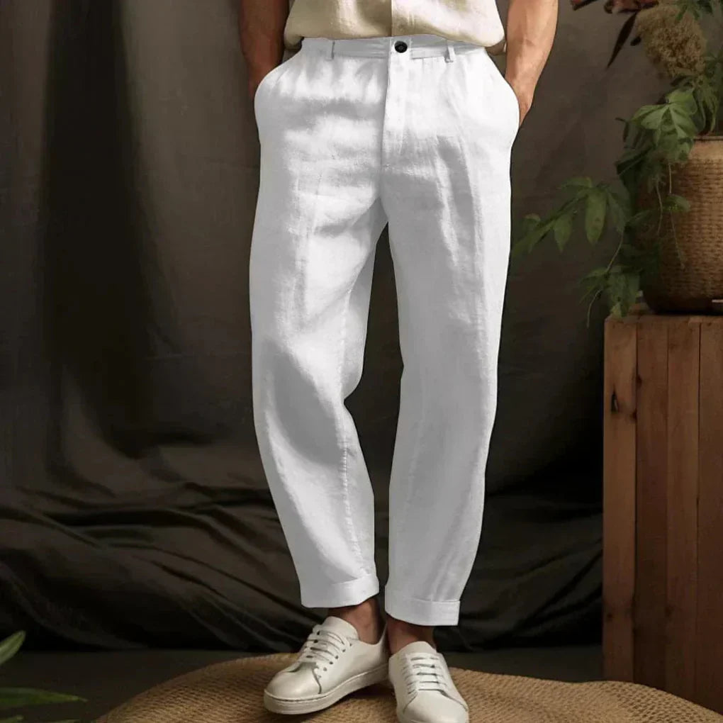 Lässige Leinenhose für Herren – luftiger Stil für Sommertage