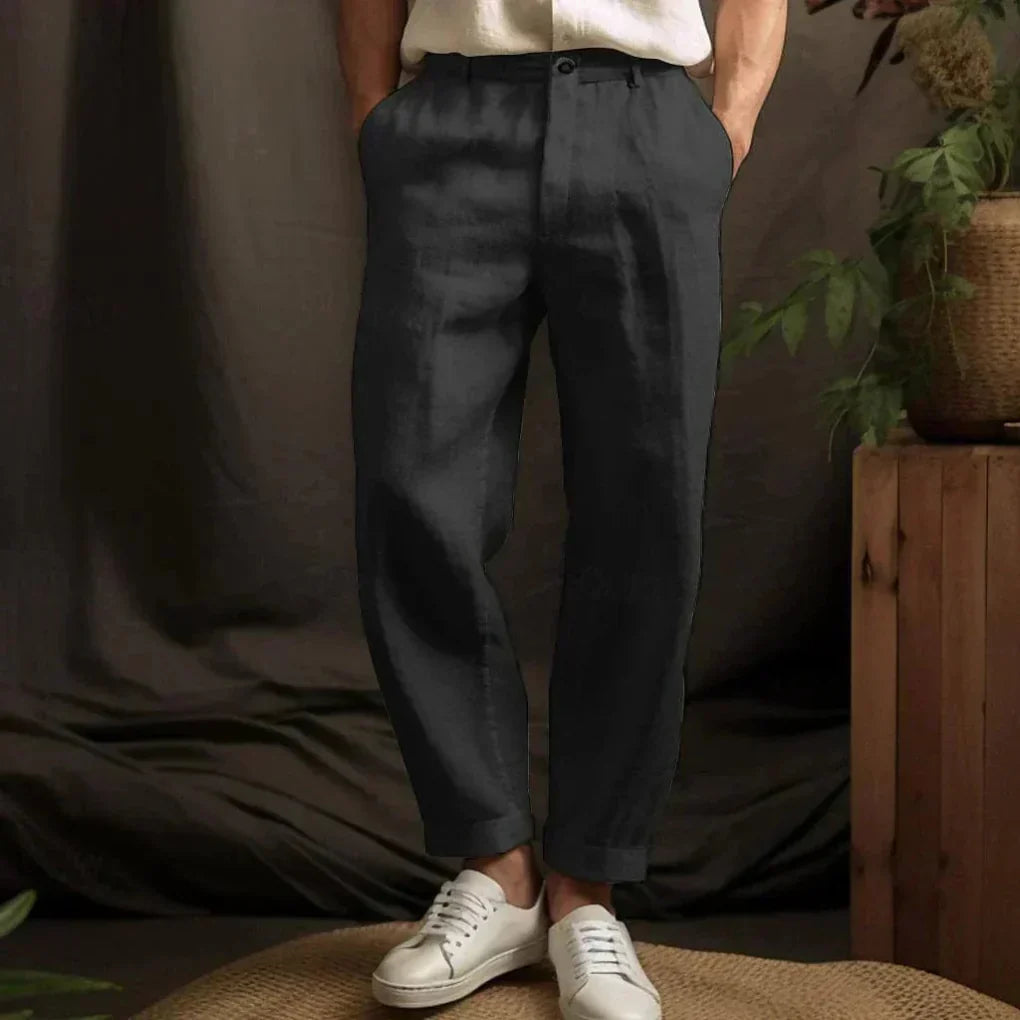Lässige Leinenhose für Herren – luftiger Stil für Sommertage