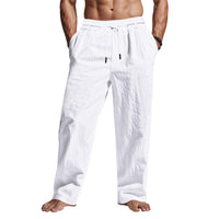 Locker geschnittene Herren-Hose mit Kordelzug
