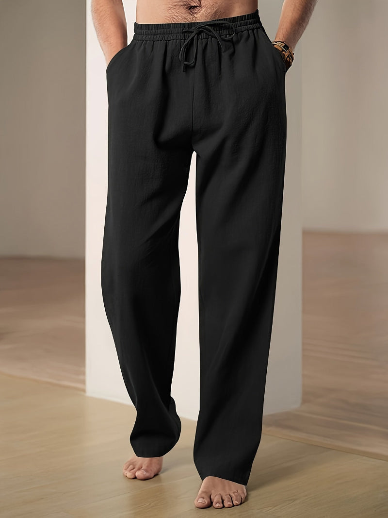Herren Leinenmischhose