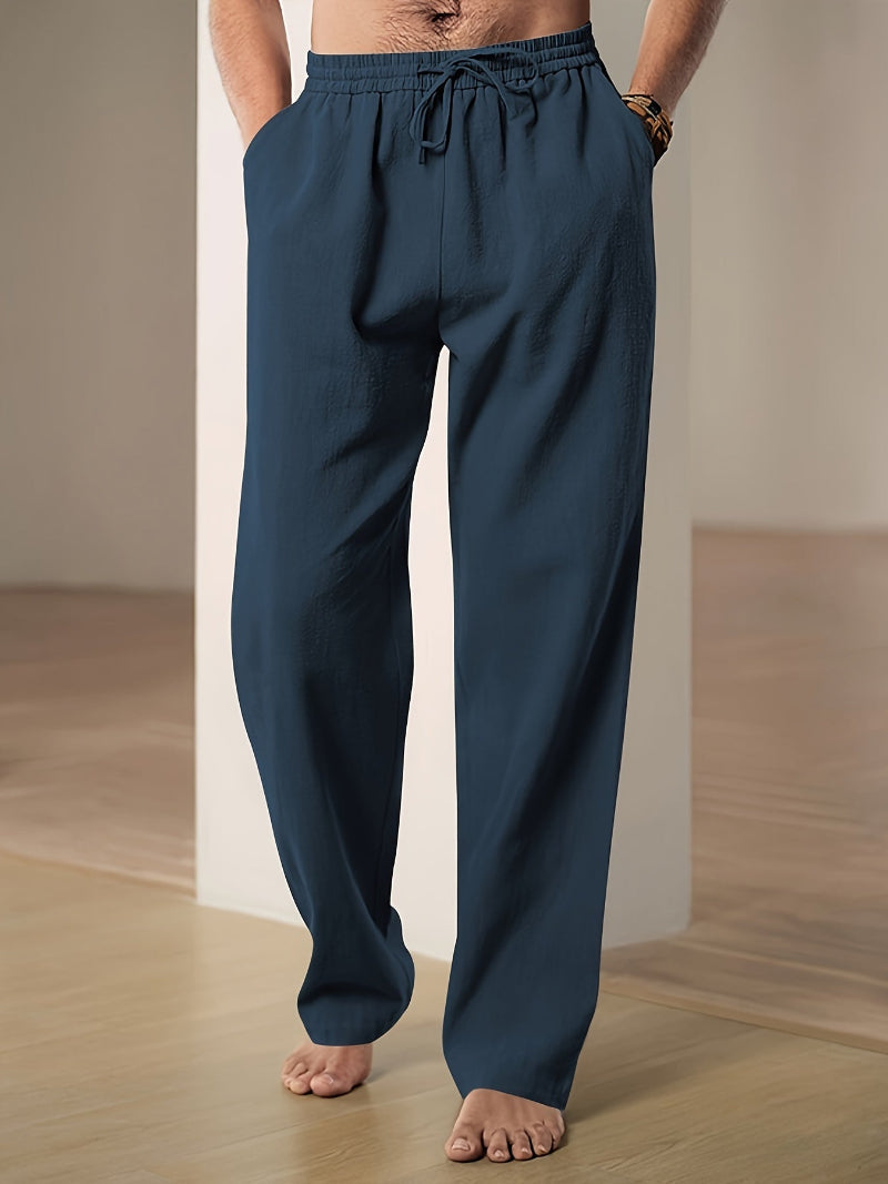 Herren Leinenmischhose