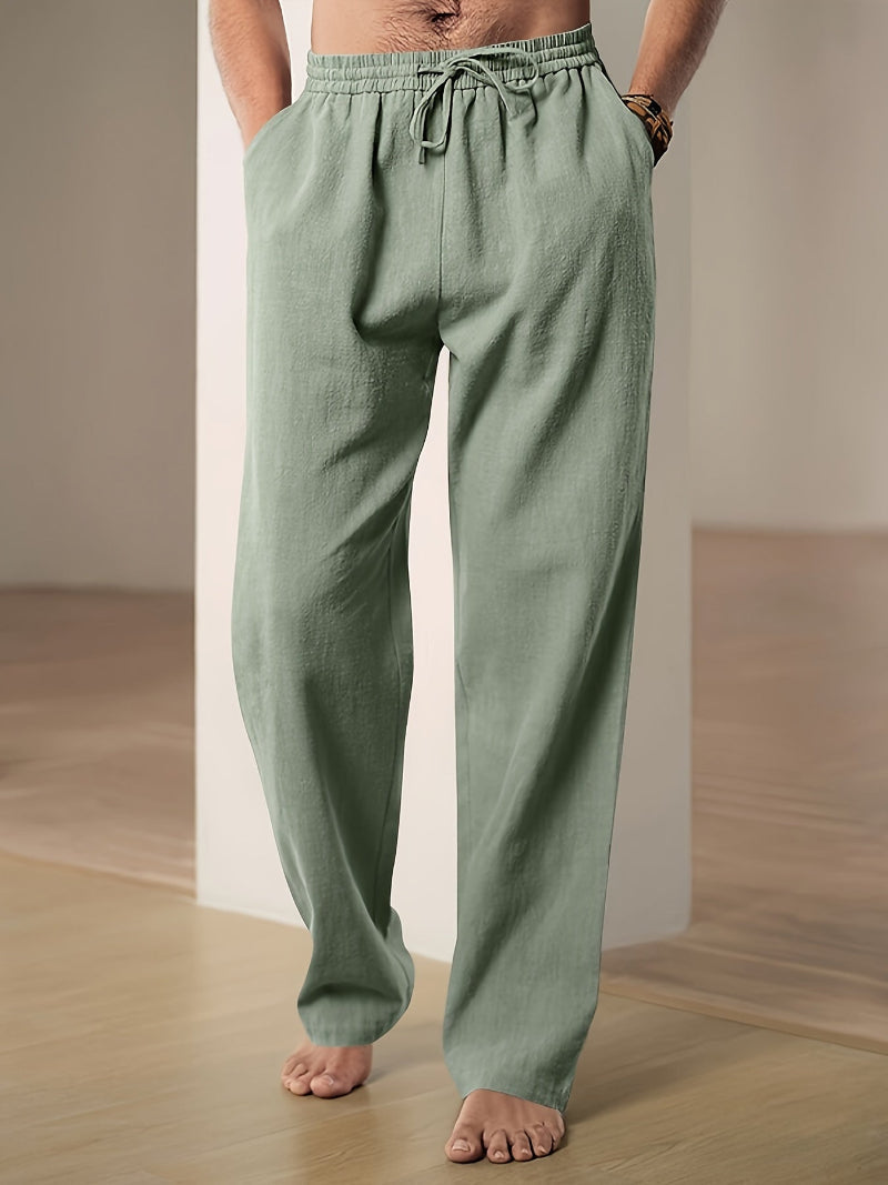 Herren Leinenmischhose