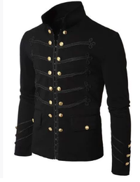 Herren Stehkragenjacke mit modernem Schnitt